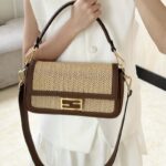 Fendi 拉菲草手袋 - Image 3