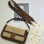 Fendi 拉菲草手袋 - Image 4